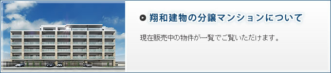 翔和建物の分譲マンションについて